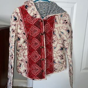A Free People light summer jacket .